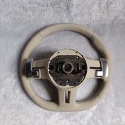 MERCEDES BENZ AMG STYLE STEERING WHEEL WITH BEIGE LEATHER APPLICABLE FOR ALL MODEL FROM (11-18) (STYLE 3) | Premium OEM Replacement Performance Steering Wheel