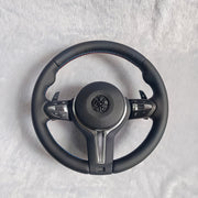 BMW 3 SERIES F30 - M.SPORT BLACK LEATHER TYPE STEERING WHEEL (STYLE 1 FOR F30) | Premium OEM Replacement Performance Steering Wheel