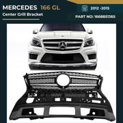 1668851365 MERCEDES 166 GL (12-15) CENTER GRILL BRACKET – OEM Fit Front Show Grille