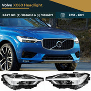 31656616 & 31656617 Volvo XC60 (2018-2021) Headlight Assembly Premium Replacement