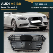 Audi A4 B8 (2009–2012) Front Show Grille – OEM Fit Replacement (Part No. 8KD853651A1QP)