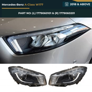 1779060101 & 1779060201 Mercedes-Benz A-Class W177 (2018+) Headlight Assembly High Quality Replacement