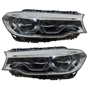 63117214961 & 63117214962 BMW 5 Series G30 (2017-2019) LED Headlight Assembly Premium Replacement Unit