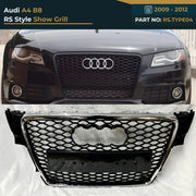 RS.TYPE04 Audi A4 B8 (2009–2012) RS Style Show Grill – OEM Fit Replacement