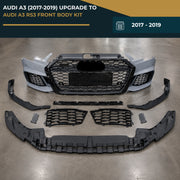 AUDI A3 (2017-2019) UPGRADE TO AUDI A3 RS3 FRONT BODY KIT