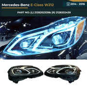 2128202339 & 2128202439 Mercedes-Benz E-Class W212 (2014-2016) Headlight Assembly Premium Replacement