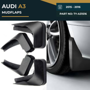 Audi A3 2015-2016 Mudflaps Set of 4 – Front & Rear Splash Guards