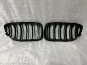 51137201969 51137201970 BMW 3 SERIES E90 Show Grill (2005-2007) – OEM Fit BMW 2 LINE GLOSSY BLACK Front Show Grill