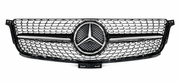 OHI-W166-GR3 MERCEDES GLE 166(2015-2019) DIAMOND BLACK SHOWGRILL – OEM Fit Mercedes Front Show Grille