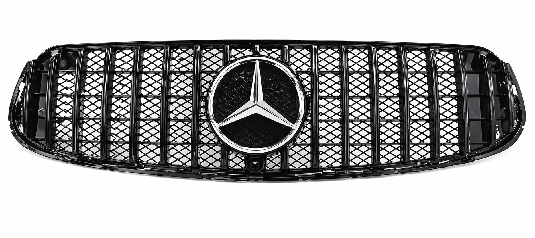 OHI-X253-GR4 MERCEDES GLC 253 (2020-2023) GTR BLACK SHOWGRILL – OEM Fit Mercedes Front Show Grille