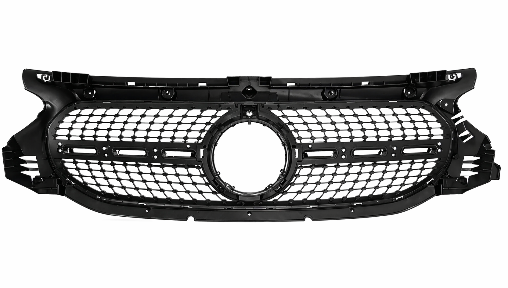 OHI-H247-GR1 MERCEDES GLA 247 (2020 & Above) DIAMOND CHORME SHOWGRILL – OEM Fit Mercedes Front Show Grille