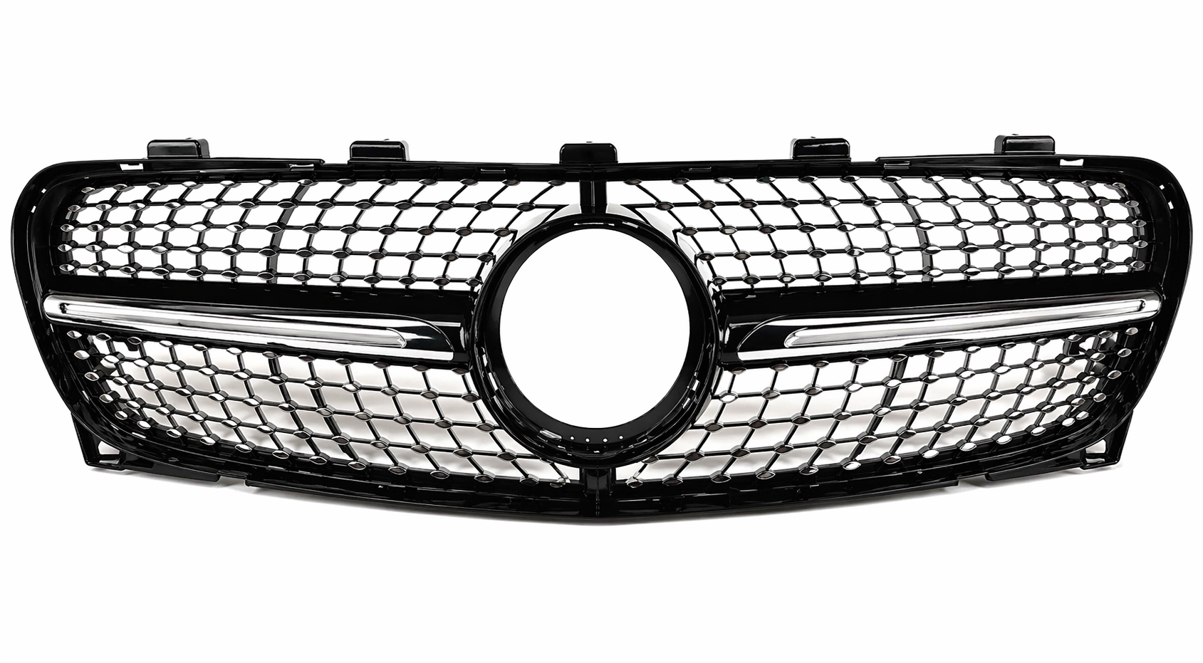 OHI-X156-GR1 MERCEDES GLA 156 (2014-2016) DIAMOND CHORME SHOWGRILL – OEM Fit Mercedes Front Show Grille