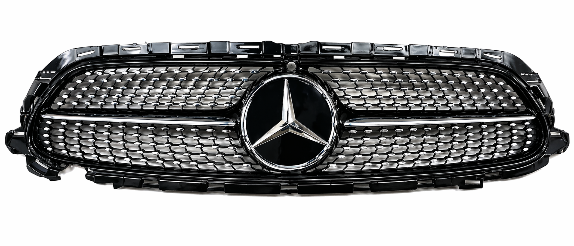OHI-W213-GR11 MERCEDES E CLASS 213 (2020 & Above) DIAMOND CHORME SHOWGRILL – OEM Fit Mercedes Front Show Grille