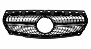 OHI-W117-GR1 MERCEDES CLA 117 (2014-2016) DIAMOND BLACK SHOWGRILL – OEM Fit Mercedes Front Show Grille