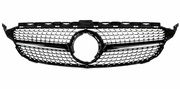 OHI-W205-GR3- MERCEDES C CLASS 205 (2019-2021) DIAMOND BLACK SHOWGRILL – OEM Fit Mercedes Front Show Grille