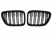 51112993305 51112993306 BMW X1 E84 Show Grill (2010-2012) (LH+RH) – OEM Fit BMW 2 LINE GLOSSY BLACK Front Show Grill
