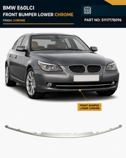51117178096 | BMW E60LCI Front Bumper Lower Chrome