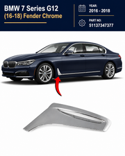 51137347377 51747347378 | BMW 7 Series G12 (2016-2018) Fender Chrome