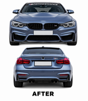 BMW 3 Series F30 (2012-2019) Upgrade to BMW 3 Series M Sport Body Kit Without Fog Lamp