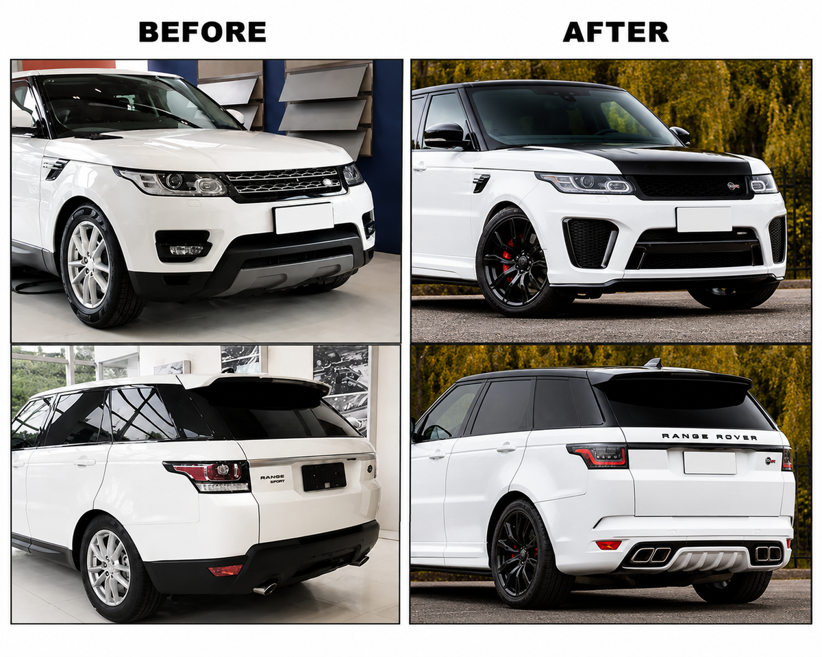 Range Rover Sport 2014-17 to RANGE Rover Sport (SVR Body Kit 2022)