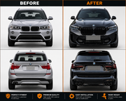 BMW X3 F25 (11-17) Upgrade to BMW 2023 X3M (F97 LCI) Complete Body Kit