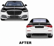 BENZ S CLASS W223 (2021-2024) UPGRADE TO BENZ S-CLASS MAYBACH BODY KIT