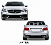 BENZ E CLASS W212 (2010-2013) UPGRADE TO BENZ E63 (2014-2016) AMG BODYKIT