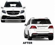 Benz ML 166 (2014-2015) Upgrade To Benz 166 GLE63 (2015-2019) AMG Bodykit