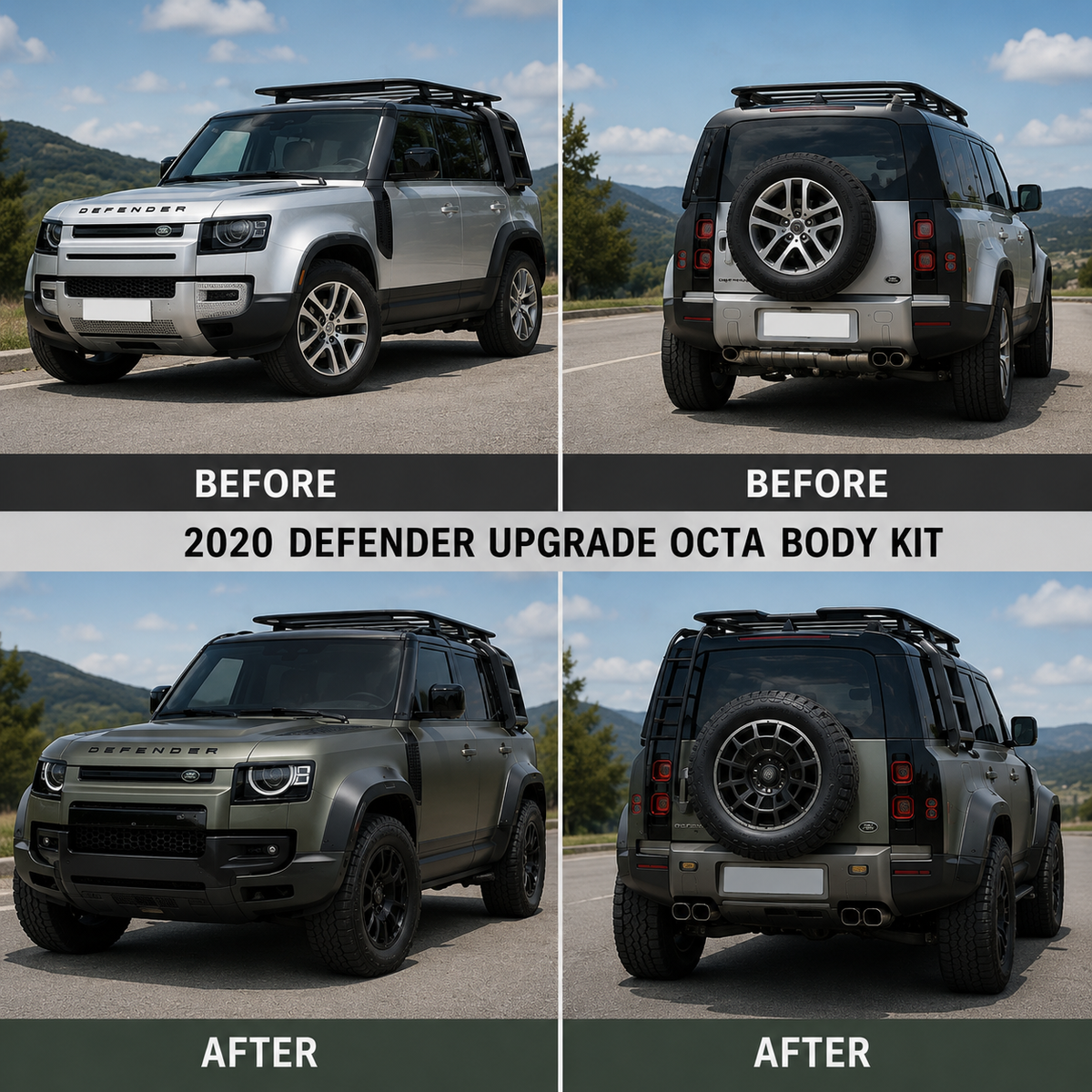Range Rover Defender 110 Upgrade to Defender 110 Octa Body Kit