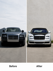 Rolls Royce Ghost 1 (2010-2014) Upgrade to Rolls Royce Ghost 3 (2020) Front Body Kit With Hood