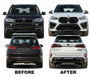 BMW X5 F15 (2014-2018) Upgrade to BMW X5M G05 LCI (2024+) M Sport Complete Body Kit With Hood and Trunk