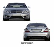 Benz S Class W221 (2008-2013) UPGRADE TO BENZ S CLASS W222 (2018-2020) MAYBACH Bodykit