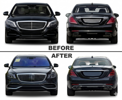 Benz S Class W222 (2014-2017) UPGRADE TO BENZ S CLASS W222 (2018-2020) MAYBACH Bodykit