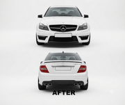 BENZ C CLASS W204 (2011-2014) UPGRADE TO C63 AMG KIT