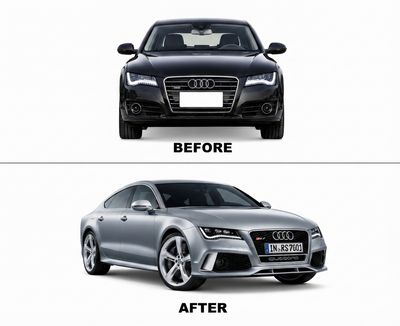 AUDI A7 (2014) UPGRADE TO AUDI A7 RS7 FRONT BODY KIT