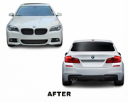 BMW F10 (2011-2013) Upgrade to F10 M Sport Bumper Kit Front and Rear With Fog Lamp Hole