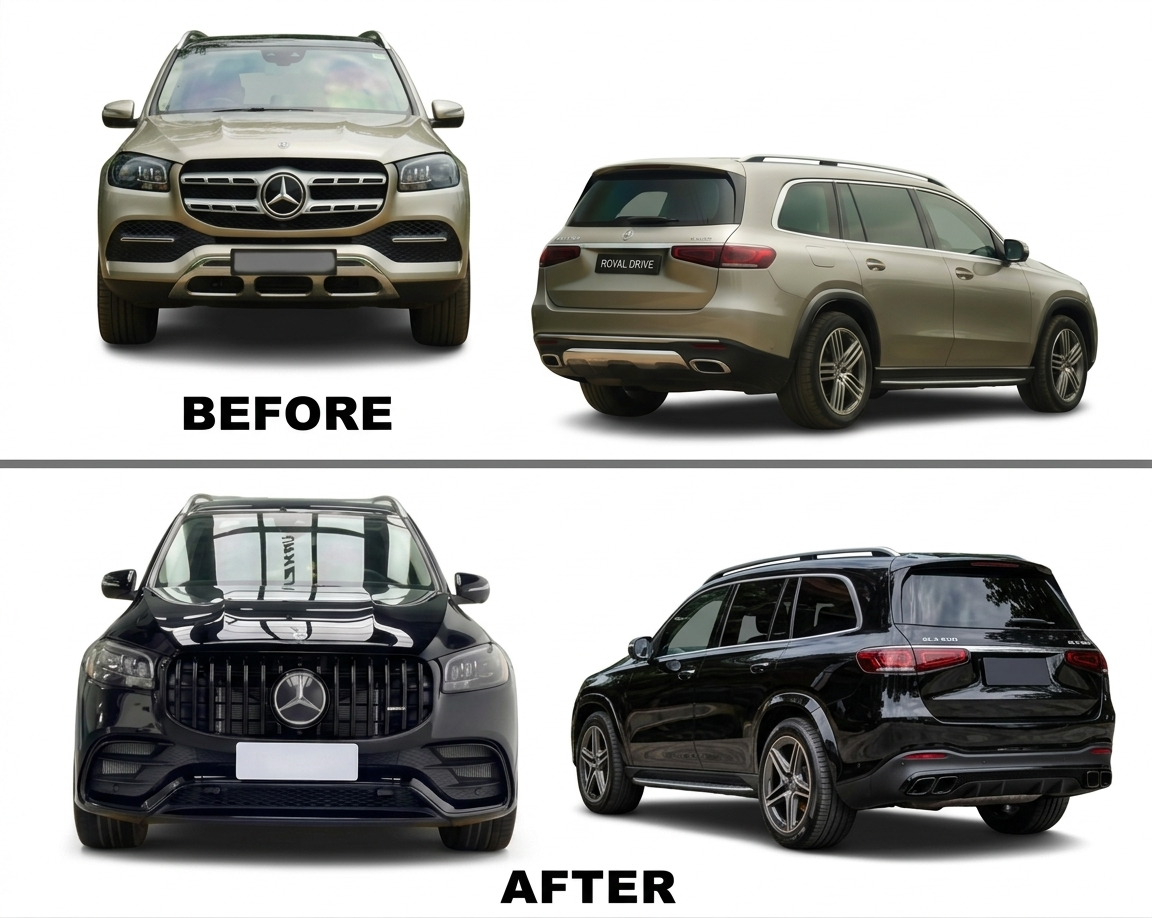 BENZ GLS X167 (2020-2023) UPGRADE TO BENZ 167 GLS63 AMG BODYKIT