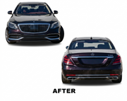 Benz S Class W221 (2008-2013) UPGRADE TO BENZ S CLASS W222 (2018-2020) MAYBACH Bodykit