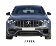 Benz GLC Coupe C253 (2020-2022) Upgrade To GLC63S AMG Kit (Front Only)
