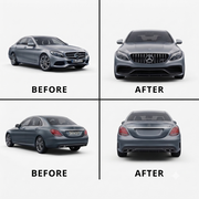 BENZ C CLASS W205 (2015-2022) UPGRADE TO BENZ C63S AMG BODY KIT