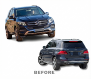 Benz GLE W166 (2015-2019) Upgrade To GLE63 Front & Back AMG Body Kit