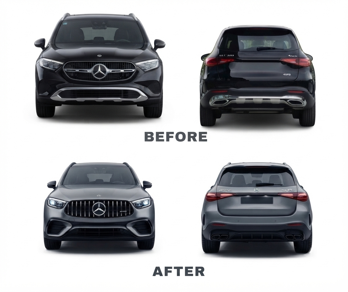 Benz GLC X254 (2023-2024) Upgrade To GLC63 AMG Bodykit
