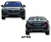Benz S Class W222 (2014-2017) UPGRADE TO BENZ S CLASS W222 (2018-2020) MAYBACH Bodykit