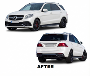 Benz GLE W166 (2015-2019) Upgrade To GLE63 Front & Back AMG Body Kit