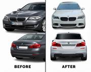 BMW F10 (2011-2013) Upgrade to F10 M Sport Bumper Kit Front and Rear With Fog Lamp Hole