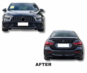 BENZ A CLASS W177 (2019-2024) SEDAN UPGRADE TO A45S AMG BODY KIT