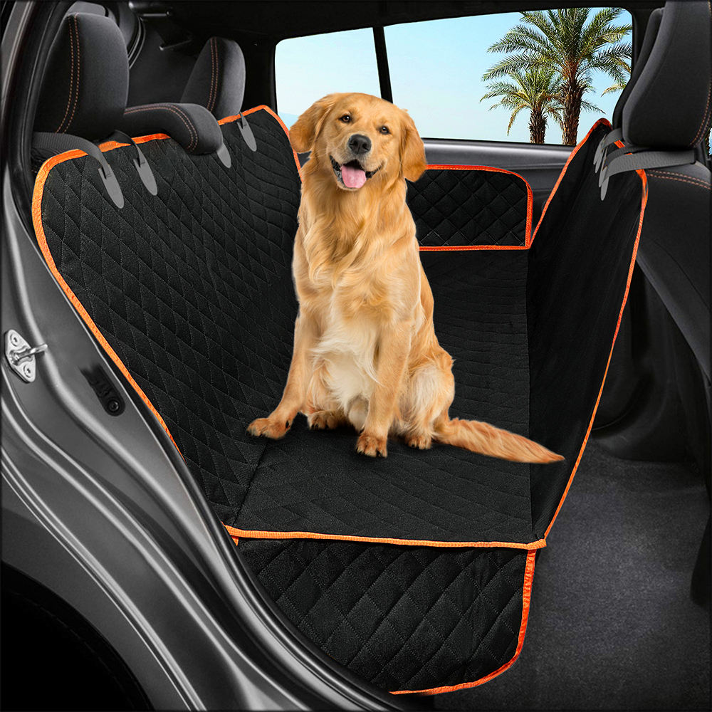 Waterproof Pet Hammock Car Seat Cover for Back Seat – Anti-Slip Dog Car Seat Protector Mat for Cars & SUVs