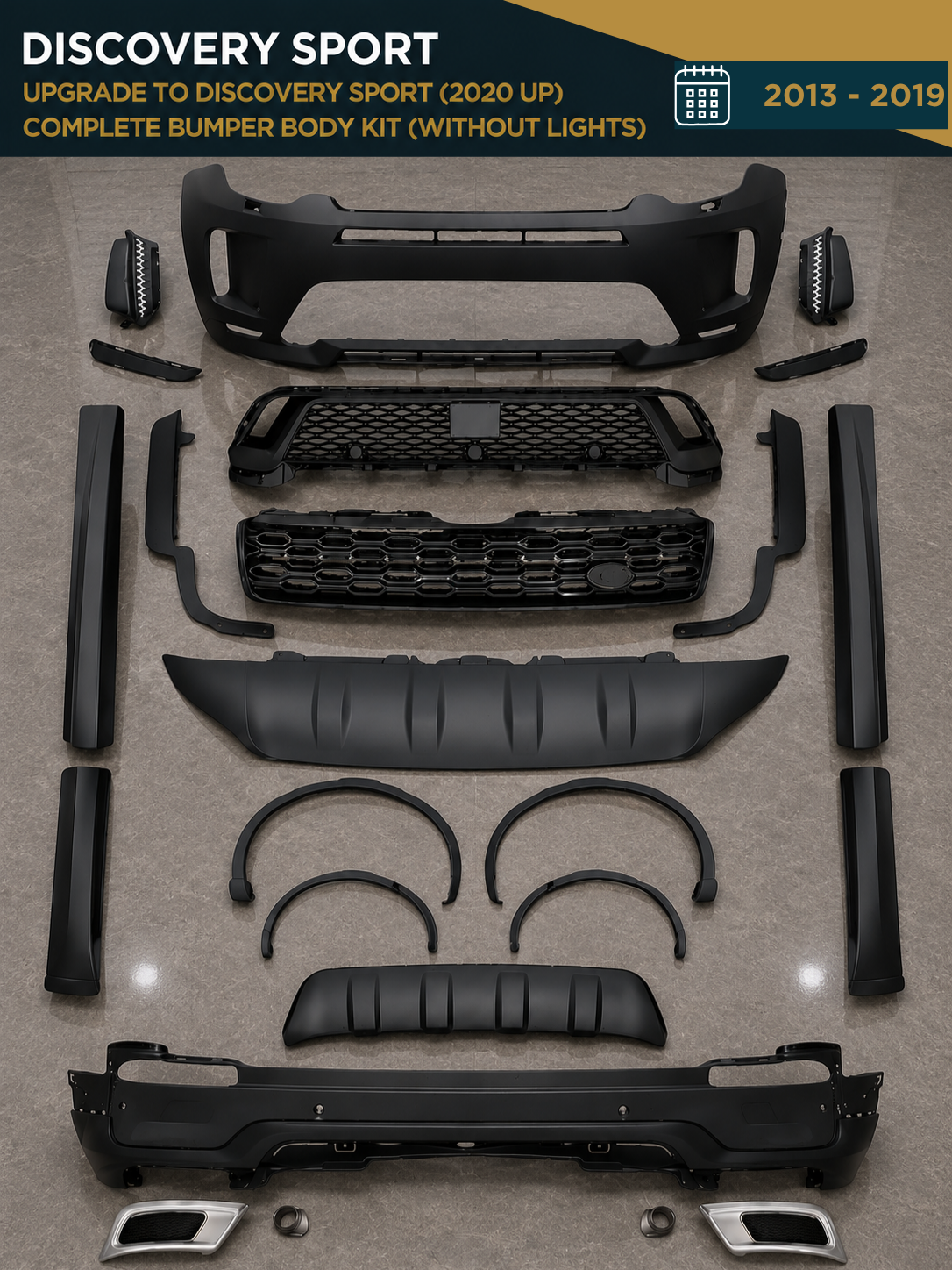 Discovery Sport (2013-2019) Upgrade to Discovery Sport (2020 Up) Complete Bumper Body Kit