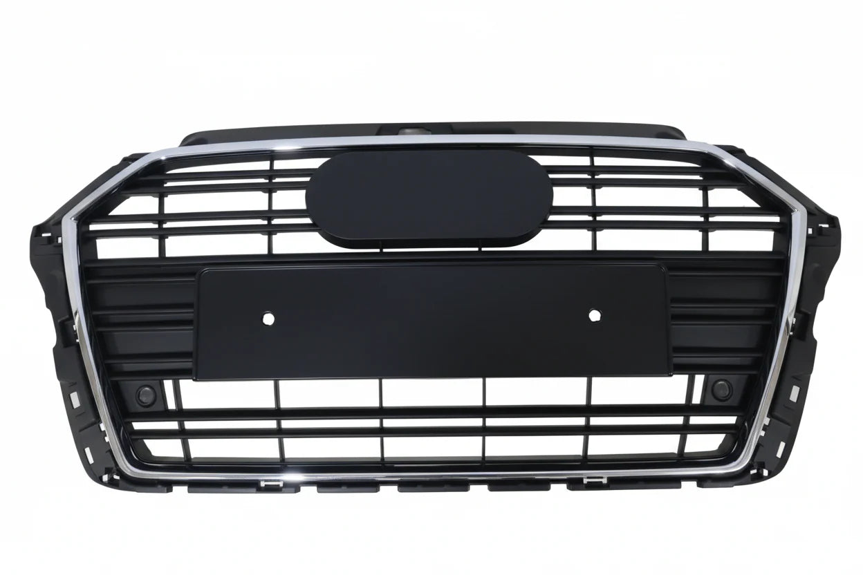 Audi A3 (2017) Chrome Front Show Grille – OEM Fit Replacement (Part No. 8VD853651AT94)