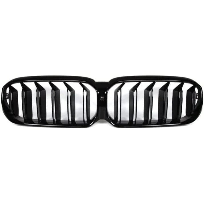 51129852168 BMW 5 SERIES G30LCI (2021-23) 2-LINE GLOSSY BLACK SHOWGRILL – OEM Fit BMW Front Show Grille